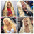 Blonde Lace Front Wig  Transparent Lace Frontal Wig Pre Plucked  Brazilian Body Wave Human Hair Wigs