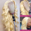 Long Curly Hair Light Blonde Big Waves African Women&#39;s Lace Wig