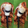 Ginger Body Wave Lace Front Wig Blonde