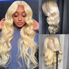 Long Curly Hair Light Blonde Big Waves African Women&#39;s Lace Wig